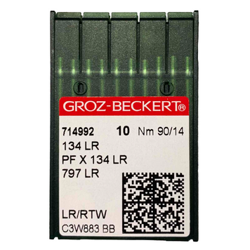 Голки 134 LR "Лопатка" з товстою колбою для шиття шкіри GROZ BECKERT  0603-0 фото